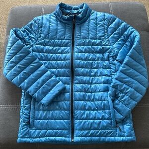 SLALOM Men's Blue puffer Bomber Jacket. L
